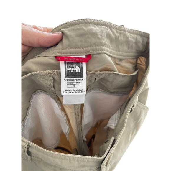 The North Face Khaki Convertible Zipper Hiking Active Cargo Pants - Picture 4 of 15